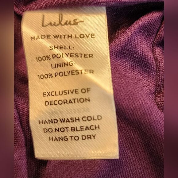 NWT Lulus Purple Sequin Mini Bodycon Dress Size Small - Picture 7 of 8
